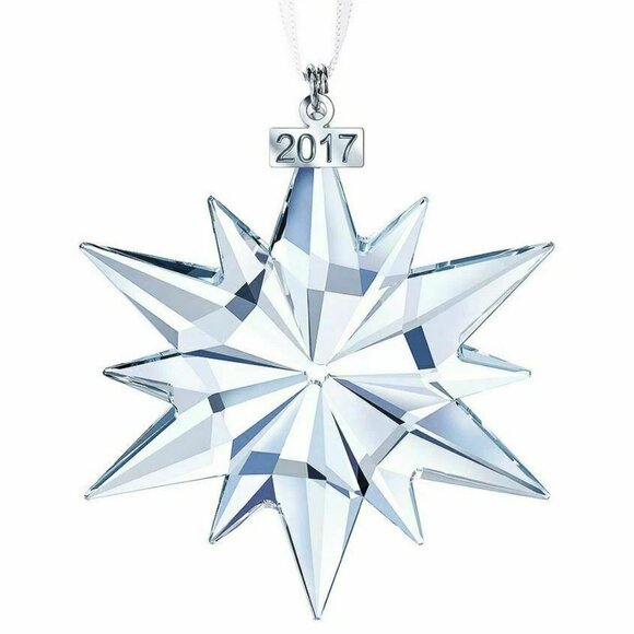 Swarovski 2017 Annual Edition Yea Vintage Collectible Snowflake Ornament - Picture 1 of 3